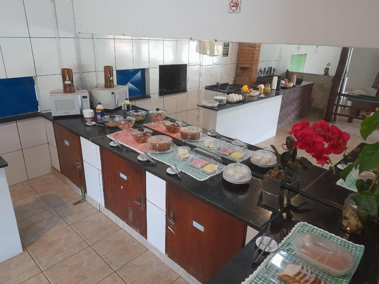 Hotel Fazenda Recanto Do Monte Alegre Piraju Buitenkant foto